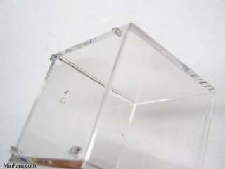 MinFans★ 60PCS Acryl Display Box Mineral Boxes 5x5x5cm  