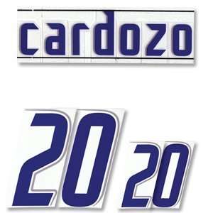  Cardozo 20   06 07 Paraguay Home Official Name and Number 