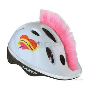  Lazer Max Youth Radical Helmet I Love Mom; White (49 56cm 