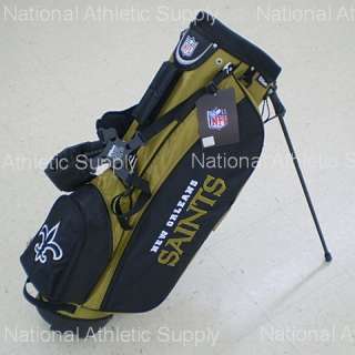 Wilson New Orleans Saints NFL Carry / Stand Golf Bag 883813404841 