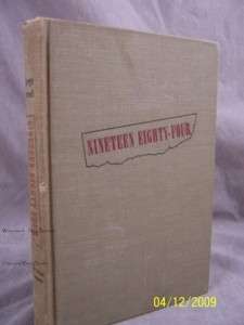 Nineteen Eighty Four GEORGE ORWELL 1949 1st Edition  