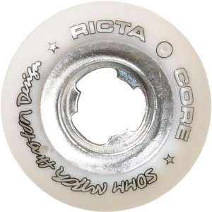  Ricta Nyjah White & Silver 50mm Skateboard Wheels Sports 
