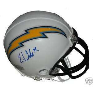   Eric Weddle Signed San Diego Chargers Mini Helmet