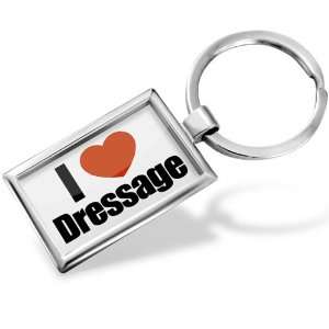  Keychain I Love Dressage   Hand Made, Key chain ring 