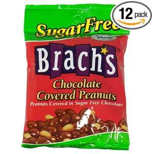 Brachs Better For You, Sugar Free Peanuts, 3.5 Ounce Bags (Pack of 12 