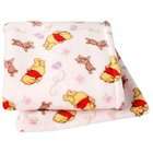 in this winnie the pooh leaf fleece blanket in white green brand new