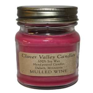  Mulled Wine Half Pint Scented Candle by Clover Valley 