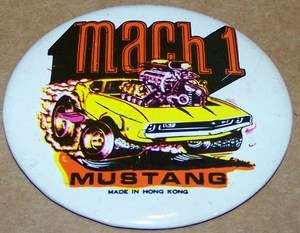   1971 MUSTANG BUTTON.RARE ED ROTH/ODD RODS/MUSCLE CAR  