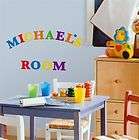 Colorful Alphabet Letters Wall Stickers Decals Nursery