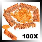 100 Sets Mutton Livestock Sheep Goat Use 100 Numbers Ear Tag Eartag 