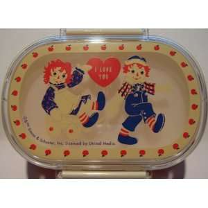  Raggedy Ann & Andy Double Lunchbox / Bento from Japan 