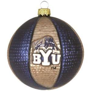  Scottish Christmas Brigham Young Cougars 3 inch Glass 