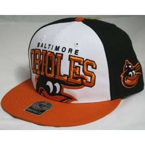  Baltimore Orioles MLB 47 Brand Vintage Black Triple Block MVP Snap 