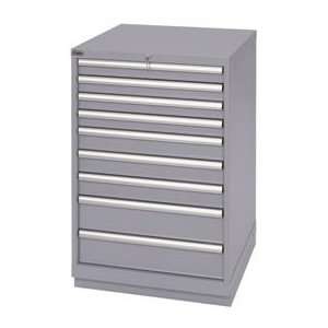  Lista® 9 Drawer Standard Width Cabinet   Gray, Individual 
