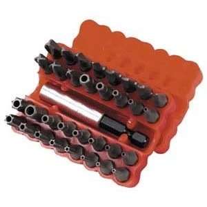  Techni Tool Bit Set, Security And Tamper Proof, 35 Pc 