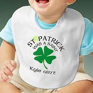  Personalized St Patricks Day Baby Bib Baby