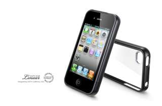 SGP Linear Crystal Series Case [Smooth Black] for Apple iPhone 4 GSM 