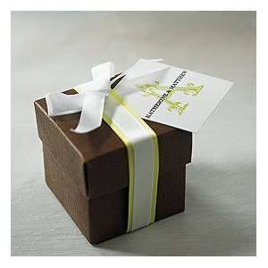   Chocolate Brown Favor Boxes   Chest   Wedding