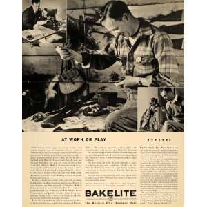  1936 Ad Bakelite Materials Laminated Molded Accessories 