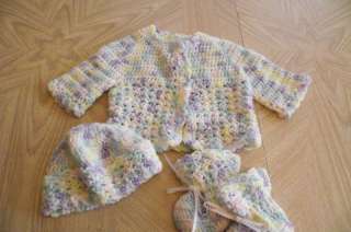 Baby Sweater Set New Born   New Hand Made  
