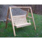 Fifthroom 5 Red Cedar Royal Sweetheart Highback Porch Swing with 