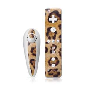  Leopard Spots Design Nintendo Wii Nunchuk + Remote 