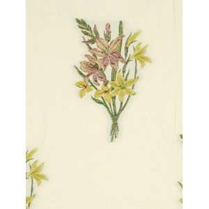 Garden Lily Straw by Robert Allen Fabric