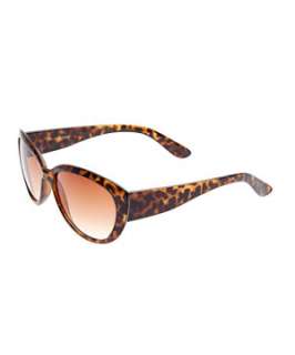 Chocolate (Brown) Cateye Sunglasses  237633927  New Look