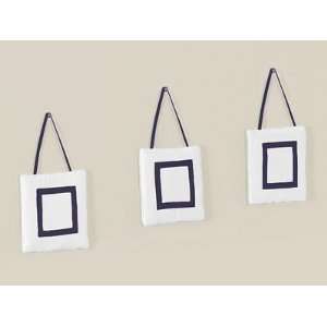  White and Navy Modern Hotel Wall Hanging Accessories by 