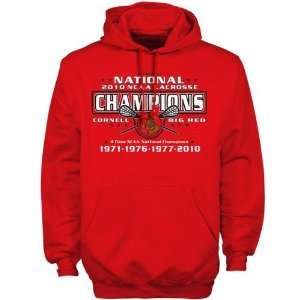 Cornell Big Red Carnelian 2010 NCAA Division I Mens 