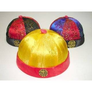  Chinese Hat with Pigtail Clothing