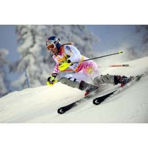  Lindsey Vonn Poster #01 Action Skiing 24x36