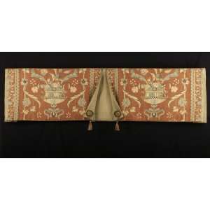 Old World Weavers Brocade Valance with Box Pleat   36 to 54  
