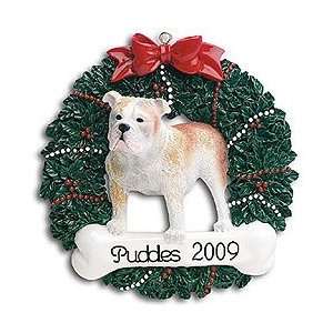  Personalized Dog Ornament Bulldog