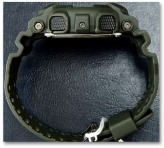   SHOCK WATCH  DARK GREEN  GD100MS 3  X LARGE STEALTH MILITARY  NEW