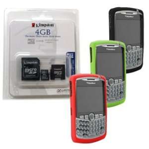   Class 4 Memory Card with miniSD, SD Adapter for Blackberry Curve 8300