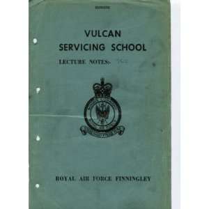  Avro Vulcan Servicing School Engine Manual R.A.F. Sicuro 