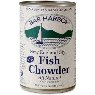   Harbor All Natural New England Fish Chowder 15 Ounce Cans (Pack of 6