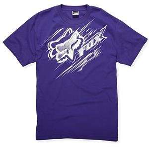 Fox Racing Youth Speedy T Shirt   Youth X Large/Purple 