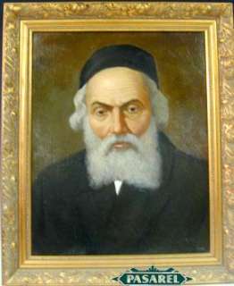 Rabbi Radin The Chafetz Chaim Portrait Oil On Canvas  