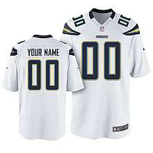 Nike San Diego Chargers Youth Customized Game White Jersey    