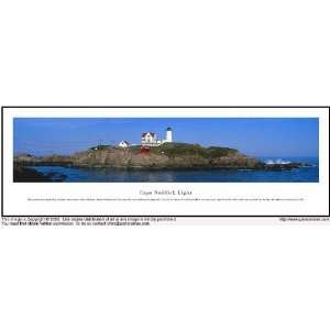  Cape Neddick Lighthouse 13.5x40 Panoramic Photo Sports 