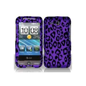 HTC Freestyle Graphic Case   Purple/Black Leopard (Free HandHelditems 
