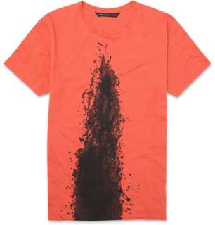  Clothing  T shirts  Crew necks  Lava Print Jersey T 