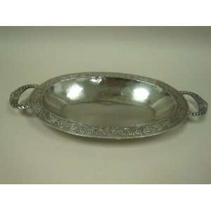 800 Silver Oval Bowl/Platter 