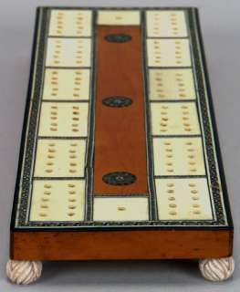 05877 Anglo Indian Sadeli Cribbage Board c. 1860  