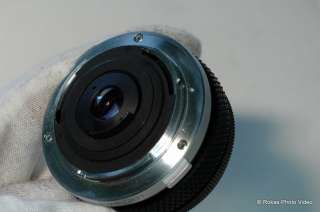 Olympus 28mm f3.5 lens OM manual focus wide angle  