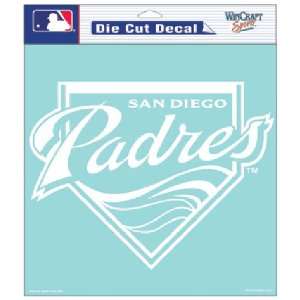  San Diego Padres MLB Die Cut Decal (8x8) Sports 