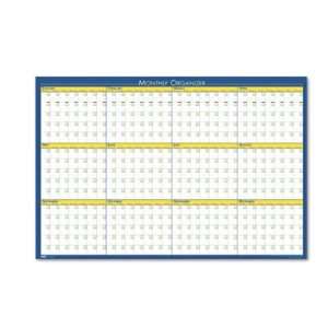  House of Doolittle 12 Month Laminated Wall Planner HOD642 