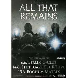  All That Remains   For We Are Many 2010   CONCERT   POSTER 